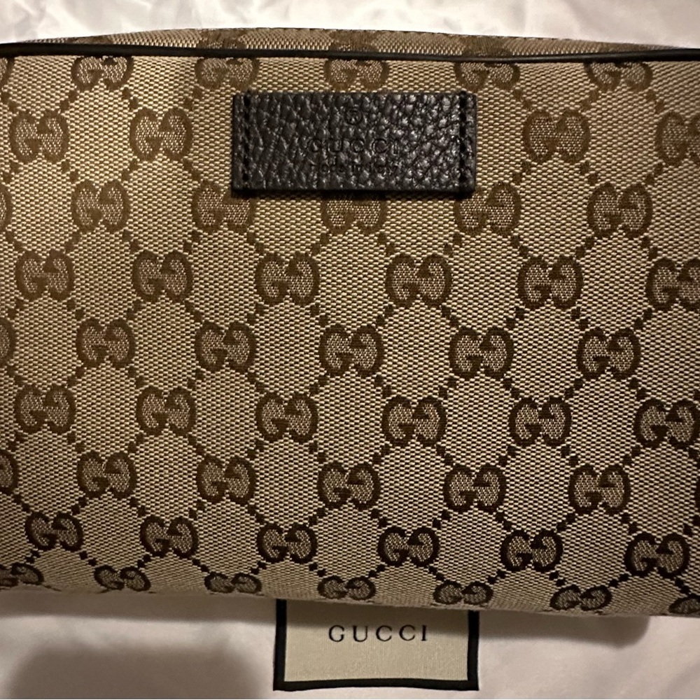 Authentic New GUCCI WOMEN GUCCISSIMA GG CROSS BODY/BELT BAG PACK, BROWN. - Picture 7 of 10